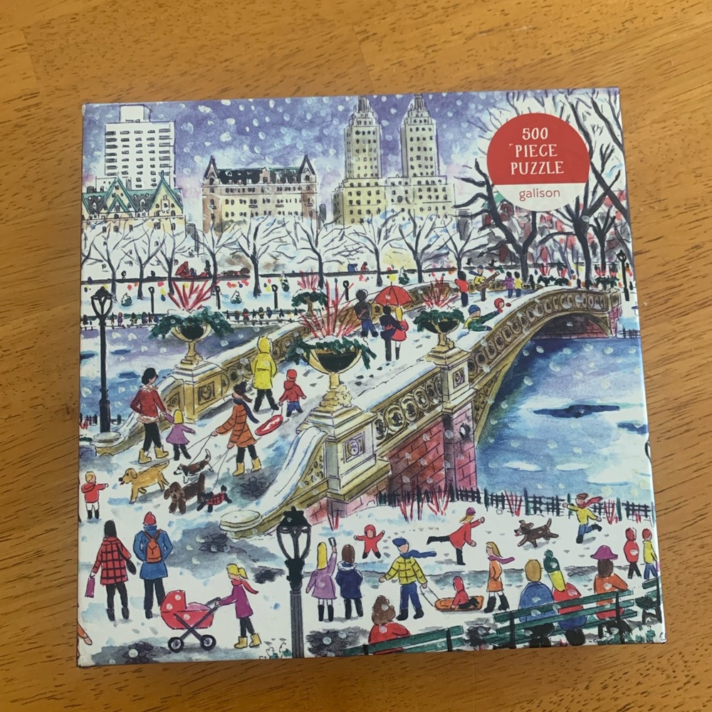 500 Piece Puzzle Bow Bridge in Central Park